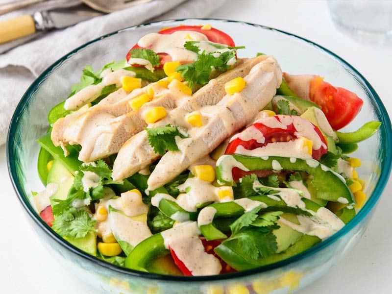 Salad ức gà